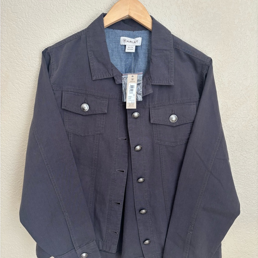 Ariat Charcoal Button-Up Jacket